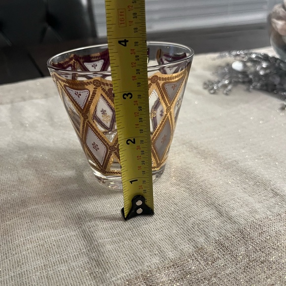 Rare 22 KT Gold Culver Ltd Barware 1960s Double Old Fashion Flared Set of 2 - Picture 6 of 9